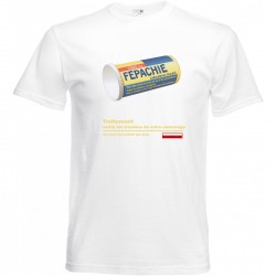 T-shirt blanc FEPACHIE -...