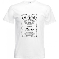 T-shirt blanc premium party...
