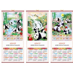 Calendrier chinois mural 2024 - Year of the dragon