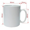 Mug blanc personnalisable 325 ml
